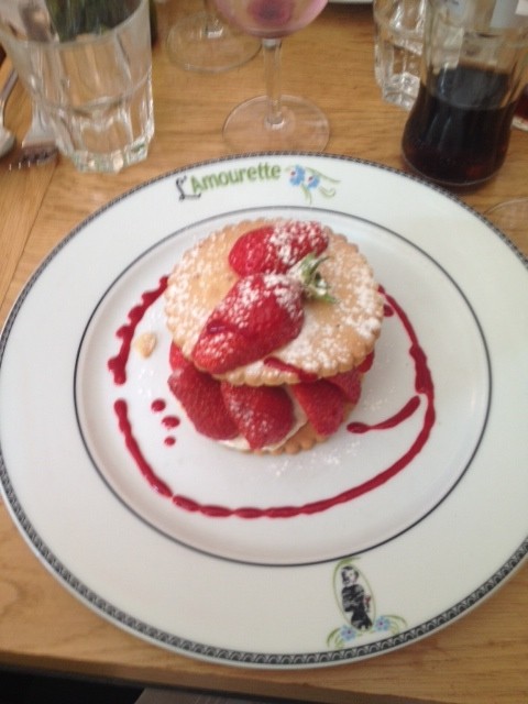 My dessert at L'Amourette