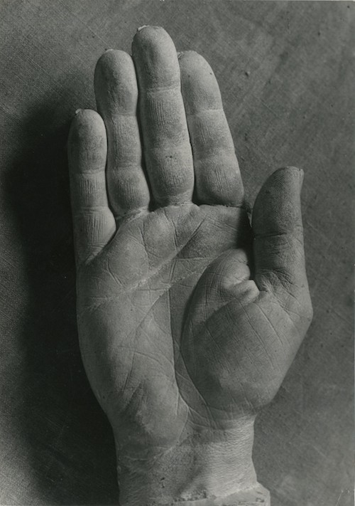 BRASSAÏ (Gyula Halasz, known as) 1899-1984, La Main de Picasso, 1943, vintage silver print, estimated 15,000 /20,000€.