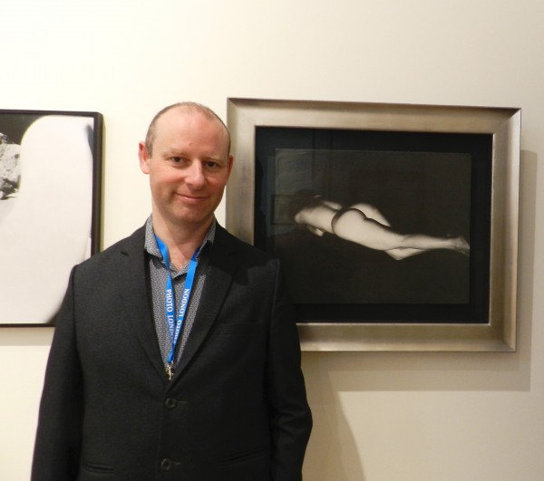 James Hyman with nude by Callahan. (Photo by Michael Diemar) James Hyman with nude by Callahan. (Photo by Michael Diemar)