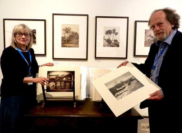 Paula and Robert Hershkowitz and 19th-century masters. (Photo by Michael Diemar) Paula and Robert Hershkowitz and 19th-century masters. (Photo by Michael Diemar)