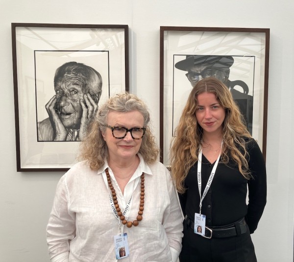 Camera Eye Ltd. Barbara Seymour left, with Malak Kabbani. (Photo by Michael Diemar)