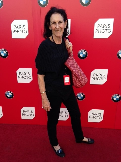 Susan attending Paris Photo.