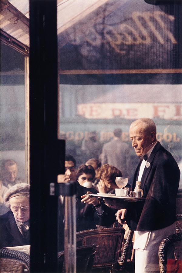 Saul Leiter's atmospheric chromogenic print Waiter, Paris, 1959, sold for $25,000 over the high estimate of $9,000 Saul Leiter's atmospheric chromogenic print Waiter, Paris, 1959, sold for $25,000 over the high estimate of $9,000